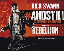 Rich Swann Signed 8x10 Photo WWE NXT TNA Impact Dragon Gate GCW Picture Auto'd A