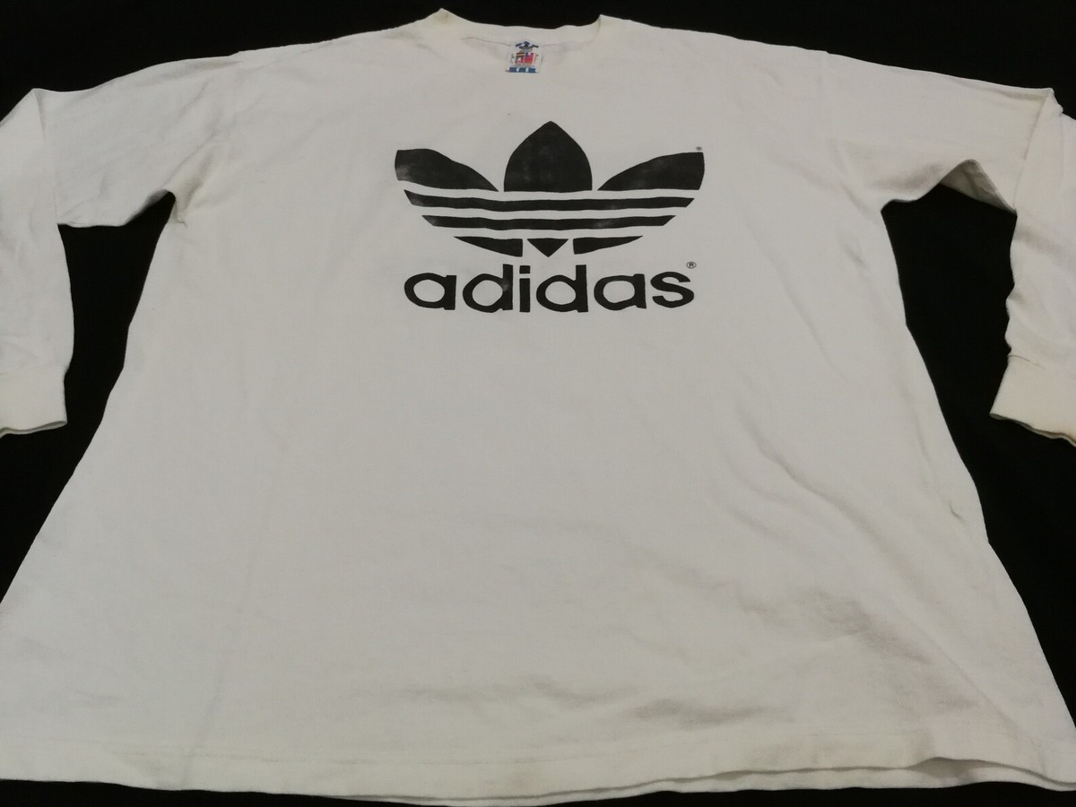 80s ”adidas “USA“XL“後染“long“boro”t-shirt 80s ”adidas “USA“XL“後染“long“boro”t-shirt