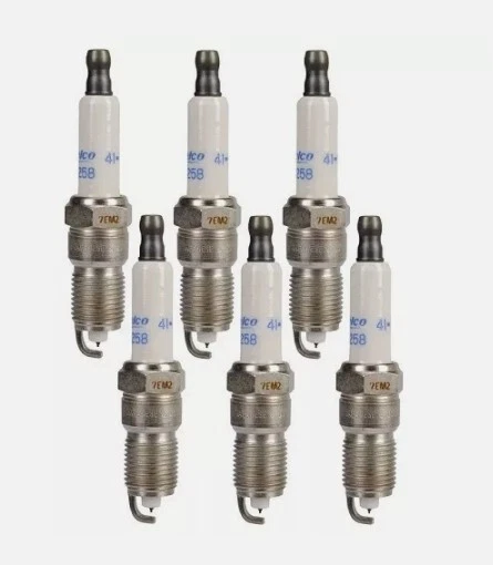 6 GENUINE 41-130 ACDelco OEM# 12646780 Set Of 6 Iridium Spark Plugs - Image 2 of 4