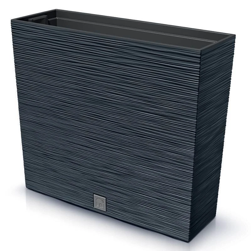 Blumenkasten Blumentopf Blumenkübel Pflanzkasten Furu Square Tower Riffel Optik