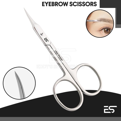 Professional Finger Toe Nail Scissors 4 inch Curved Arrow Steel Manicure Cuticle - Picture 5 of 7