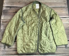 USGI Military Cold Weather M65 FIELD JACKET LINER OD 80s 90s Version L, M, S, XS