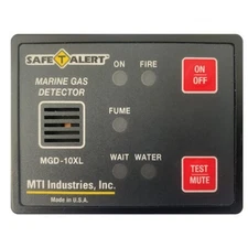 Safe-T-Alert Gas Vapor Alarm Fume, Fire, Bilge Water - Black Surface Mount MGD-1