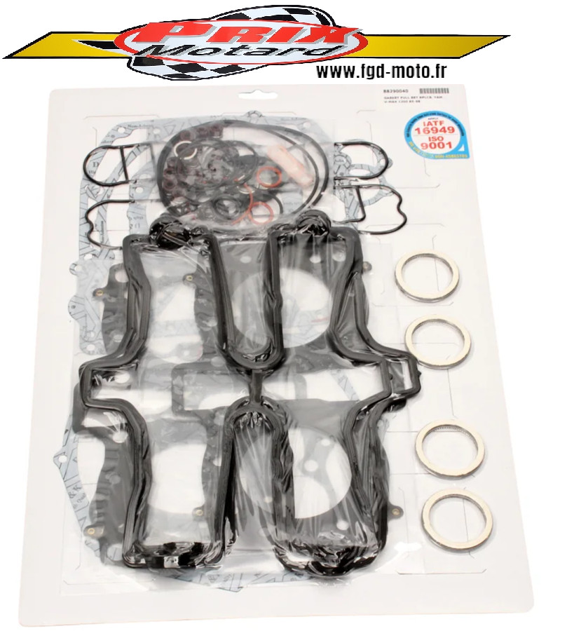 Pochette joints moteur complète Yamaha VMAX 1200 qualité premium pour V4 1986-1996