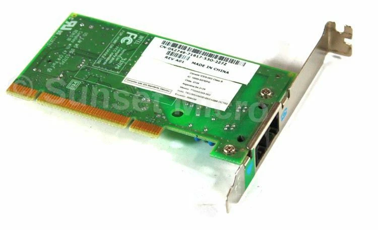 Genuine Dell Dimension 2400 Intel 10/100mbs 56K PCI Fax Modem Card 0X2749 537EPG - Image 2 of 3