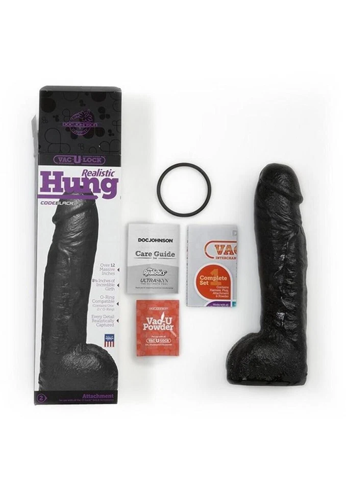 Vac-U-Lock Codeblack Realistic Hung Dildo - Image 3 of 3