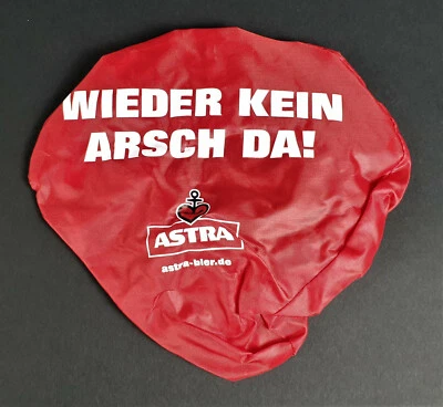 Astra Bier Fahrrad Sattelbezug Regenschutz "wieder kein Arsch da" Kult (781)