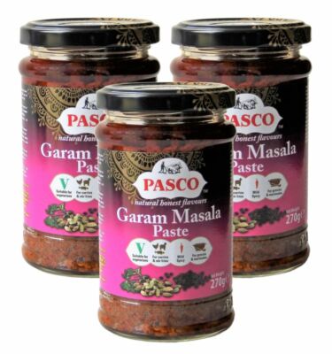 [ 3x 270g ] PASCO Garam Masala Paste Mild Spicy / milde Schärfe