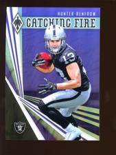 2019 PANINI PHOENIX HUNTER RENFROW CATCHING FIRE PURPLE #8 132/149 ROOKIE RC