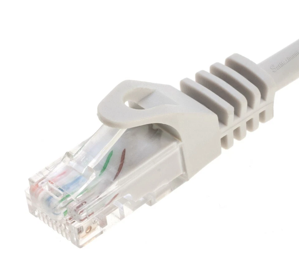 CAT6 Ethernet Patch Cord RJ45 LAN Network Cable Gray 1.5FT- 20FT Multi-Pack LOT - Image 3 of 4