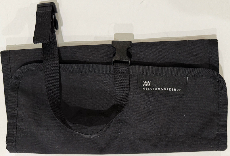 Mission Workshop tool roll tech pouch black cordura new NWOT made in USA