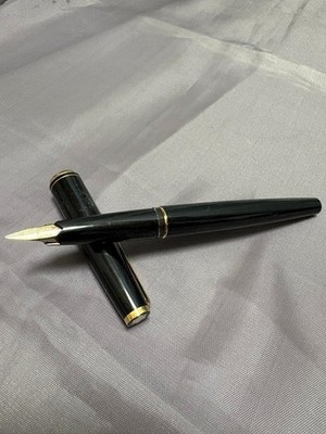 MONTBLANC 万年筆 585 黒　コンバーター&オマケ付 MONTBLANC Fountain Pen 585 Black with Converter & Bonus Parts 13.5