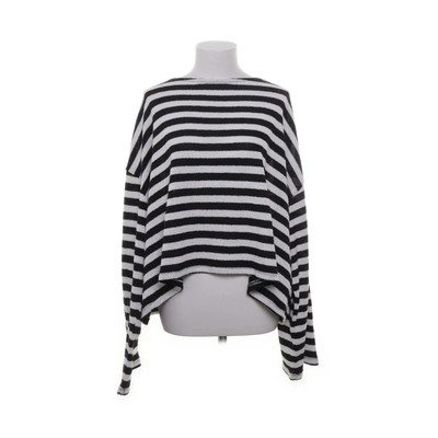 H&M, Strickpullover, Größe: XXL, Schwarz/Weiß, Baumwolle/Polyester #drJ