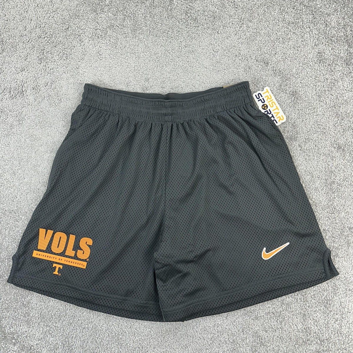Tennessee Volunteers Shorts Mens Large Gray NCAA Football Nike Dri