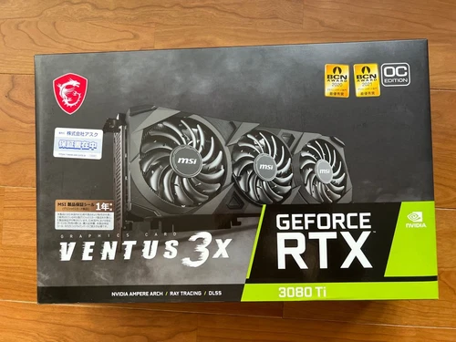 MSI GeForce RTX 3080 Ti VENTUS 3X 12GB OC GDDR6X PCIe 4.0 Gaming Graphics Card