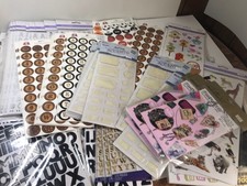 Lot of 125 VTG NOS Scrapbook Sticker Packs Forever In Time, Plus More