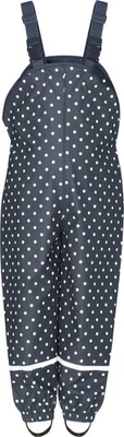 Playshoes Kinder Regenlatzhose mit Punkten marine - Bild 1 von 3
