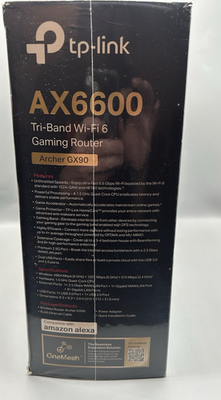 TP-Link Archer GX90 Tri-Band Wi-Fi6 Gaming Router for sale online