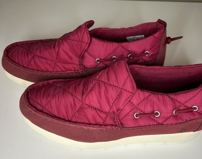 Sperry Women s Moc-Sider Slip On Moccasin Size 9.5 Wine Color NEW Slipper 