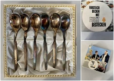 LOT OF 6 CUCCHAINI Franz Fürst SOMETHING GOOD prince cutlery FROM SOLINGEN VINTAGE '50s