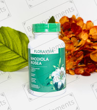 Floraviva Rhodiola Rosea Capsules - Enhance Energy, Mood  Stress Relief