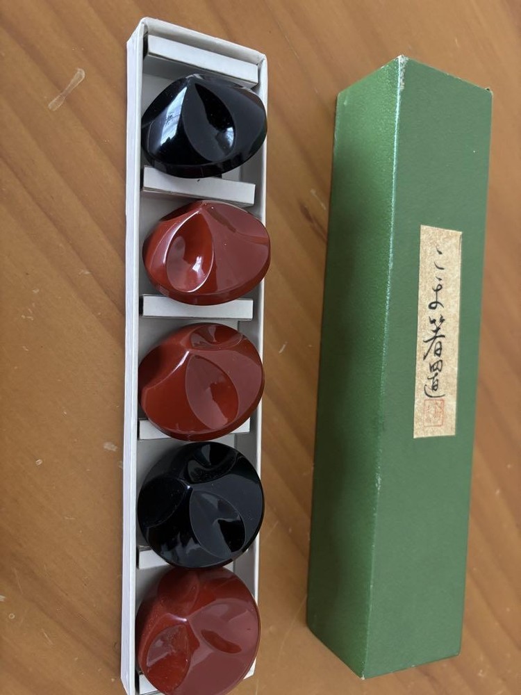 Jubako Bento Box Japanese Set with 5 Small Chopstick Rests