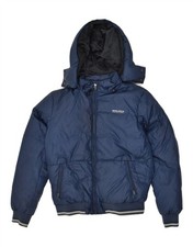 WOOLRICH Giacca imbottita con cappuccio ragazzo 11-12 anni blu navy nylon BI15
