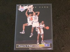 1992-93 Upper Deck #1b SHAQUILLE O'NEAL RC Rookie! MAGIC! HOF!