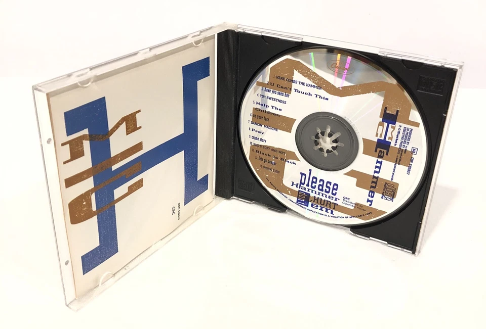 MC HAMMER PLEASE HAMMER DON’T HURT ’EM CD RAP MUSIC ALBUM 1990 CAPITOL RECORDS - Image 3 of 3