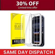 JETech Screen Protector for iPhone 17 Pro 6.3-Inch, Tempered Glass Film with Eas