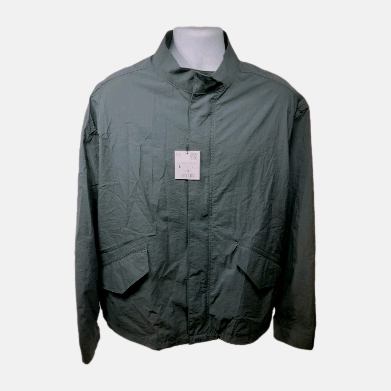 Zara Waterproof Windbreaker Rain Jacket Mesh Lining Men's Size Large