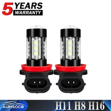 2x 6000k White LED Fog Light DRL Bulbs For BMW E71 X6 M E70 X5 E83 F25 X3