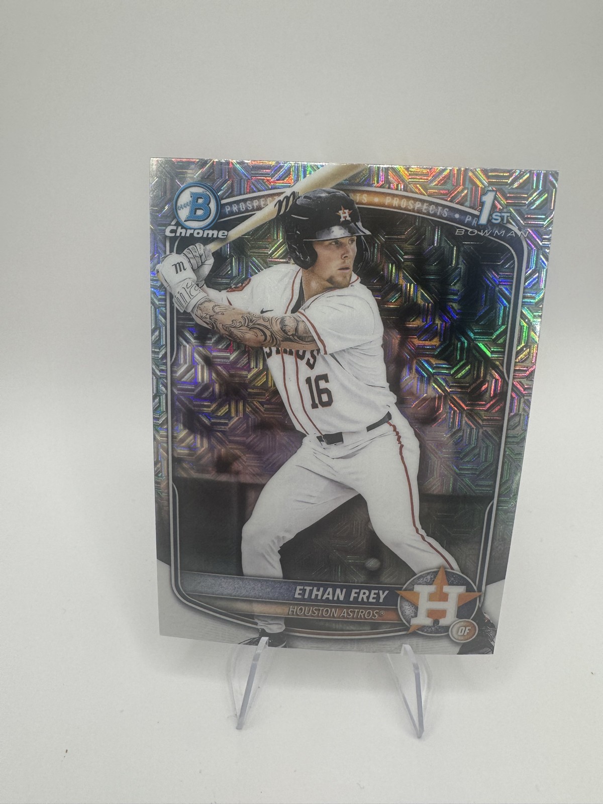 2025 Bowman Draft - Chrome Ethan Frey #BDC-67 Mojo Refractor (RC)