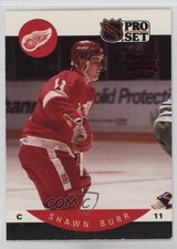 2020-21 Leaf Pro Set Memories 1990-91 Buybacks Red 1/1 Shawn Burr #66 0ta8