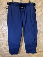 Henri Lloyd Waterproof Trousers Sailing Belt Blue Outdoor UK Mens Size Medium M