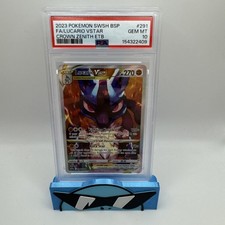 PSA 10 Lucario VSTAR SWSH291 SWSH: carte promozionali spada e scudo Holo