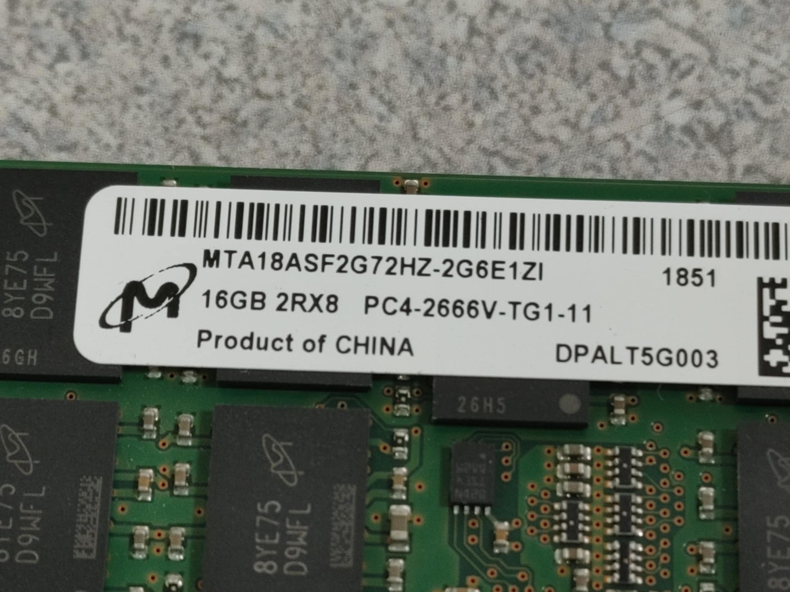 как выглядит Lot 4 NetApp 16GB 2RX8 PC4-2666V DDR4-21300 DDR4 SODIMM ECC Registered Ram фото