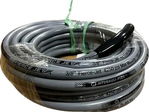 100' Tuyau de lavage à pression gris 4250 Psi