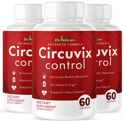Circuvix Control- Blood Support- 3 Bottles- 180 Capsules