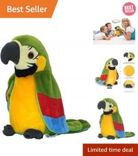 Talking Parrot Stuffed Animal for Kids - Stimulates Imagination and Fun