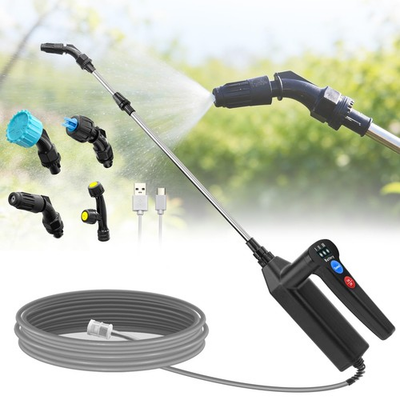 #ad Electric Sprayer Wand 3 Adjustable Pressures Battery Powered Garden Sprayer ... $35.22