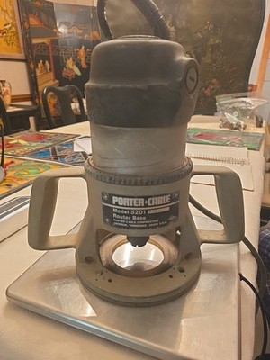 Porter Cable Model 5201 Industrial Router 1/2'' Shank Corded. Runs Like A Dream