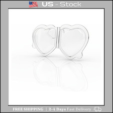 32-Pack Beanie Baby Tag Protectors   Clear Plastic Heart Tag Covers for Ty Hang