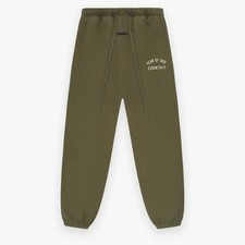 Fear Of God Essentials Cuffed Fleece Sweatpants (FW24) Military