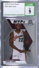 2019-20 Panini Mosaic MVPs LeBron James #298 CSG 9 Mint e6p
