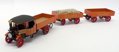 Corgi 1/50 Scale CC20205 - Foden Dropside 2 Trailers & Barrels - Fuller's