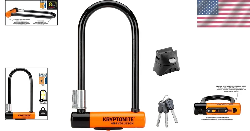 Anti-Theft U-Lock with FlexFrame Bracket - Image 2 of 4