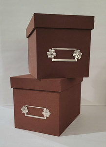 Two Sizzix DIE STORAGE BOXES - Holds 10 Bigz, Thick Cuts or Originals Dies Each
