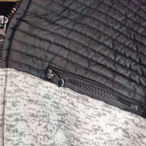 Chaqueta con capucha polar forrada de piel sintética Brooklyn Laundry para hombre talla M gris negro - Imagen 11 de 19