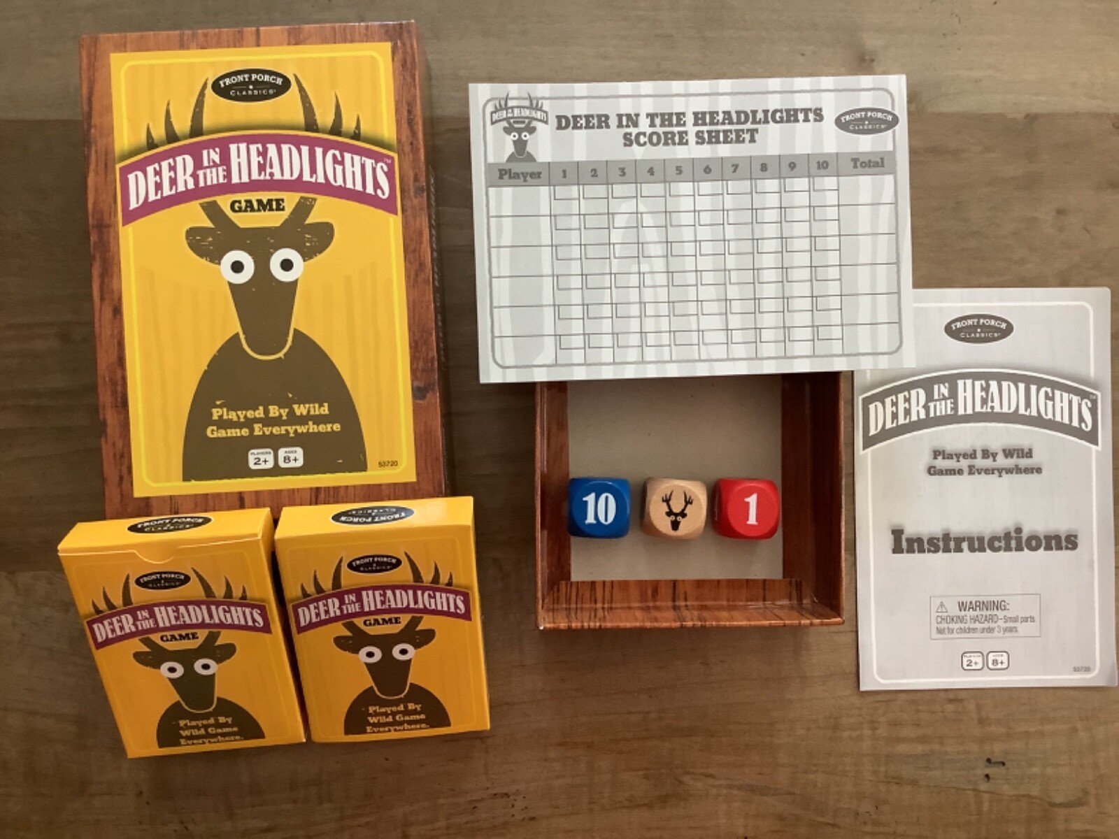 Deer In The Headlights Card & Dice Board Game eBay